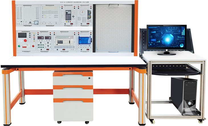 PGZW-DG-02中高级电工可编程触摸屏变频器数模电实训台